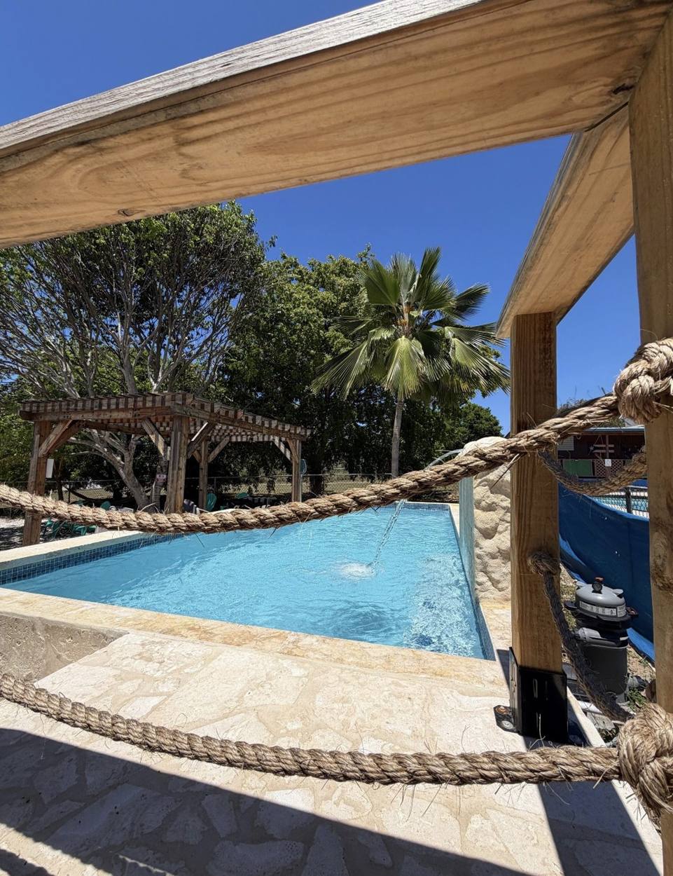 Piscina privada con cascada de Villa 1